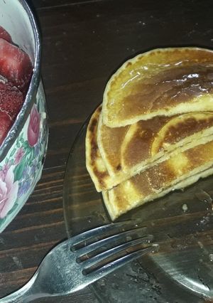 Una foto de Pancakes domingueros súper dulces!!!