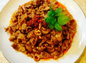 Hình của món Thịt heo rừng xào sa tế !.