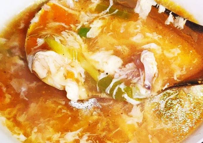 Recipe of Favorite Hot and sour chicken soup - Quick and Easy Meals