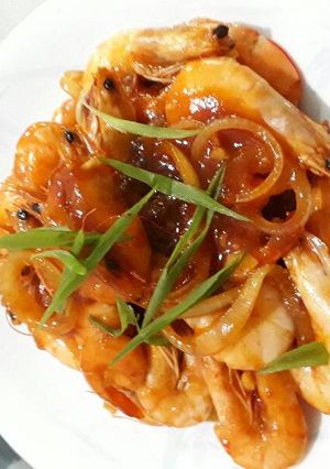 Foto resep Udang saos padang