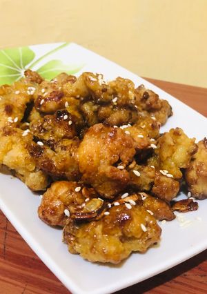Foto resep Chicken Korean Garlic Honey Butter Sauce