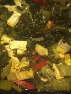 Foto resep Sayur asin Tahu