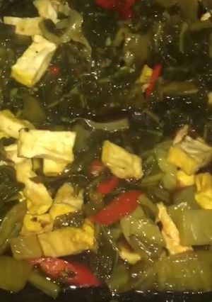 Foto resep Sayur asin Tahu
