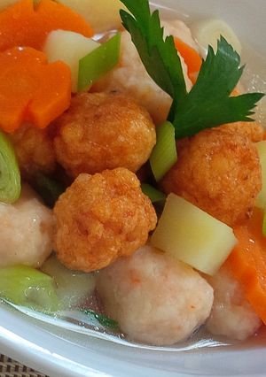 Foto resep Sup Bola Bola Udang Kesukaan my kiddos+Step by step