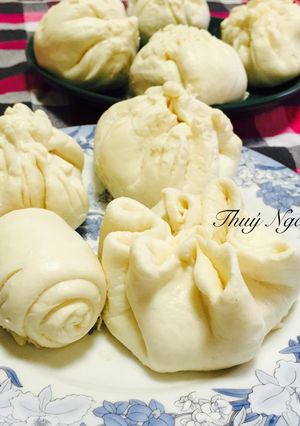 Hình của món Bánh Bao nhân trứng muối.