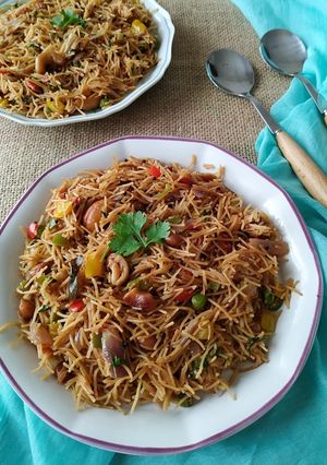 A picture of Vermicelli Upma.