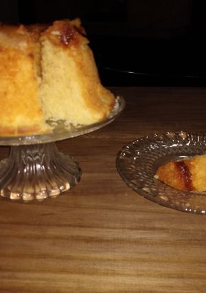 Una foto de Torta de manzana invertida