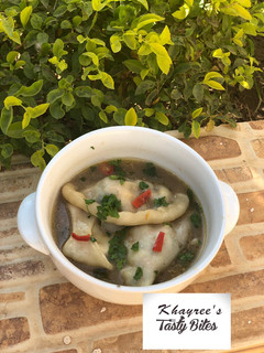 A picture of Korean Dumplings soup 🥟 🍜.