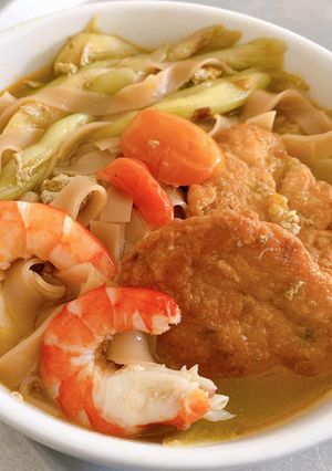 Hình của món Bánh đa cua.