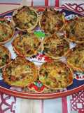 Mini Quiche with Chicken Filling and Amazing Flavor