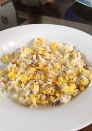 Foto resep Cheesy Butter Egg Rice