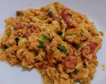 Latest Recipe Chinese Tomato Scrambled Egg Delicious Nutritious