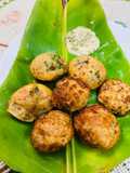 Mini Masala Paniyaram with Rava and Sattu atta