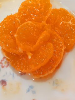 عکسی از دستور گل با نارنگی🍊