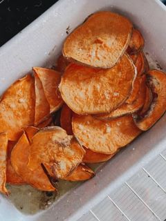 Foto de Batata Doce frita no forno