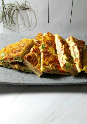 Foto resep Telor Dadar Sosis