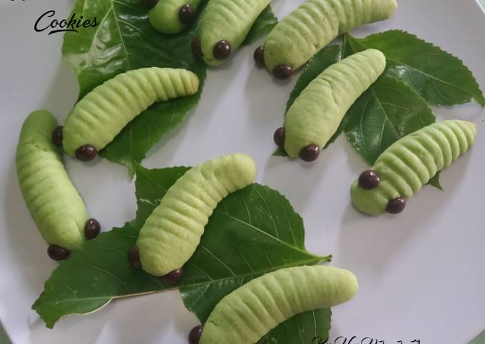 Ulat Daun Cookies (lembut)