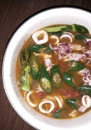 Foto resep Cumi cabai hijau