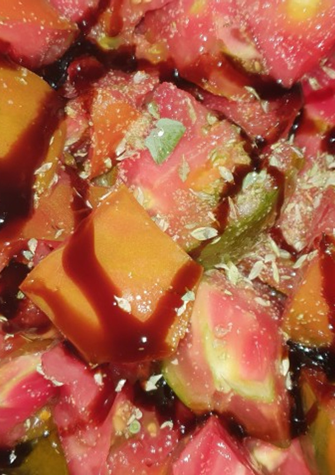 Una foto de Ensalada de tomates