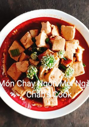Hình của món Đậu hũ tươi sốt cà chua.