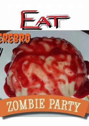 Una foto de Gelatina de nuez rellena de fresa en forma de cerebro ideal para Halloween