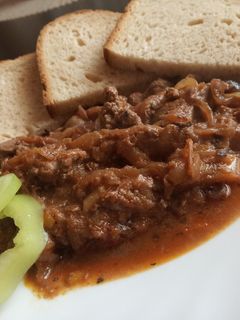 Hagymás máj recept fotója