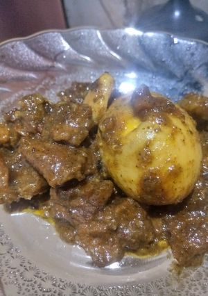 Foto resep Rendang telur daging ^^