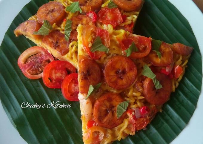 Easiest Way to Make Award-winning Noodles and plantain frittata