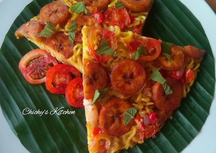 Recipe of Favorite Noodles and plantain frittata