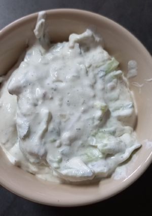 A picture of Dairy-free Tzatziki.