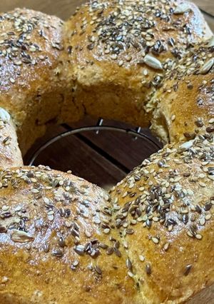 Una foto de Pan de garbanzos