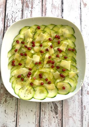 Une photo de 🌱Carpaccio de courgette 🌱