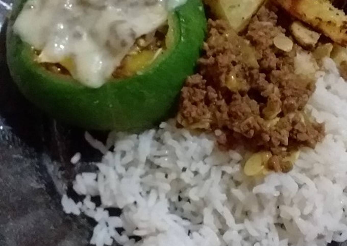 Zapallitos rellenos con carne picada