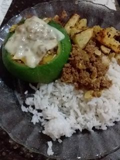 Una foto de Zapallitos rellenos con carne picada