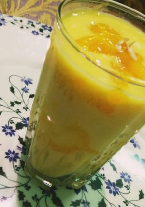 A picture of Mango shake.