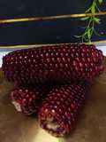 Jagung ketan ungu kukus