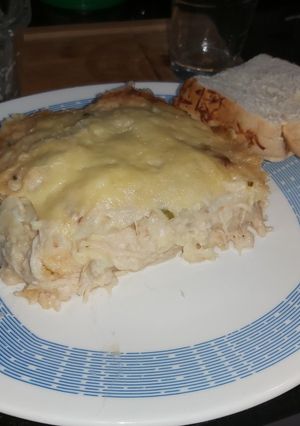 Una foto de Lasaña de papa con pollo