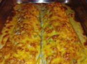 Una foto de bechamel de calabacín