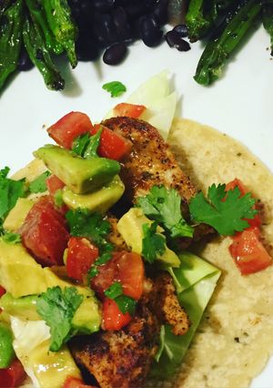 A picture of Fish tacos.