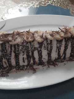 عکسی از دستور کیک یخچالی