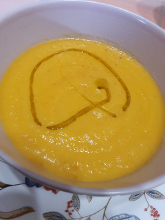 Una foto de Puré de calabaza