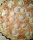Tarta de mango y lichis