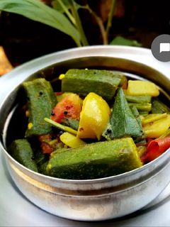 আমড়া টমেটো দিয়ে ভেন্ডির টক(AAmra Tomoto diye bhendir tok recipe in Bengali) রেসিপির প্রধান ছবি