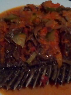 A picture of Wet fry fish with vegetables4weekchallenge.