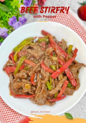 Foto resep Tumis Daging Sapi dan Paprika