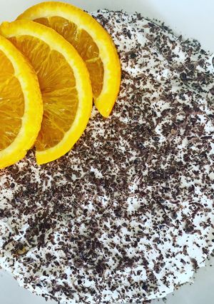 Una foto de Pastel danés de naranja keto