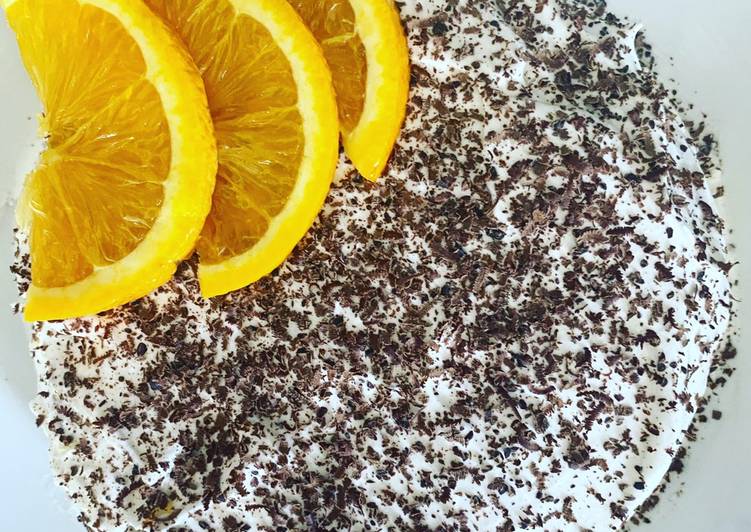 Pastel danés de naranja