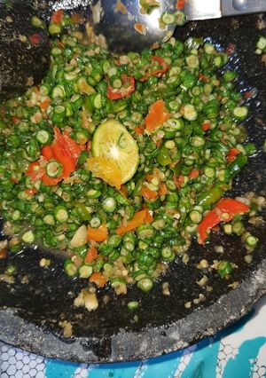 Foto resep Pencok Kacang Panjang