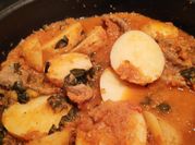 Una foto de filete con paprika