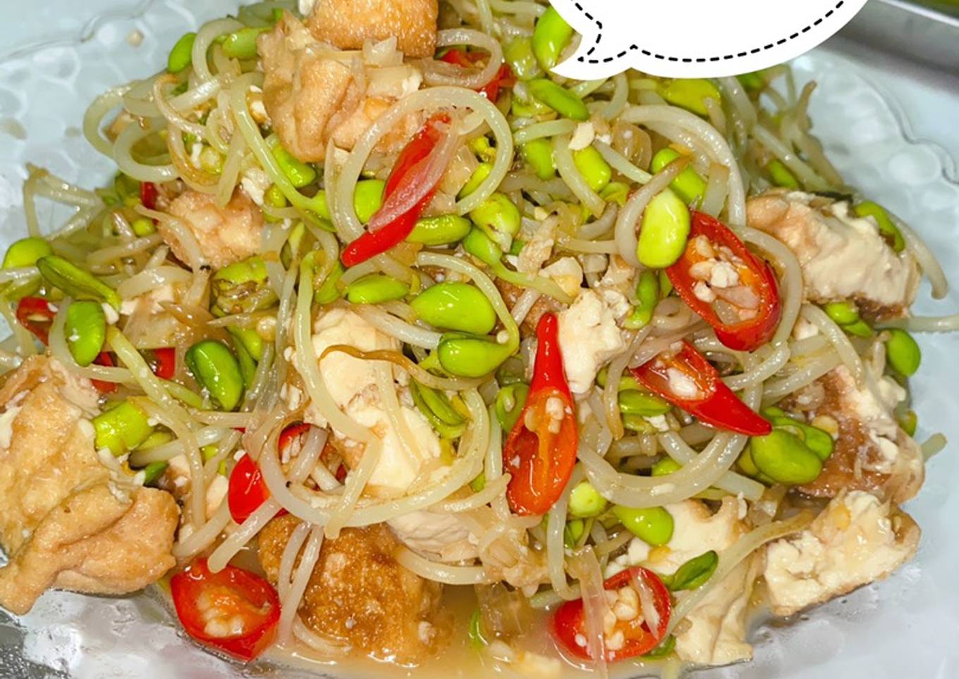 Oseng toge mix tahu